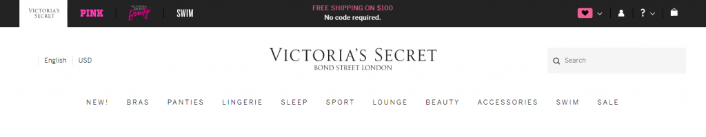 Example of free shipping threshold to increase AOV